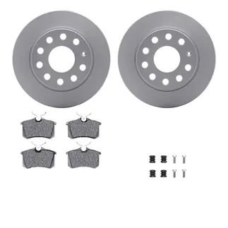 R1 Concepts WDUH1-74137 Carbon Series Brake Rotors W/ 5000 Oep Brake Pads & Hdw